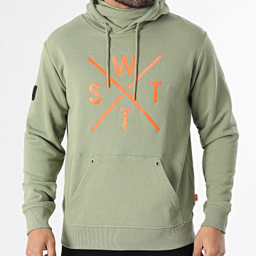 Watts - Hoodie Spray Khaki Grün
