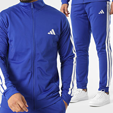 Adidas Sportkleding - Trainingspak 3 Stripes Trefoil KR7770 Koningsblauw
