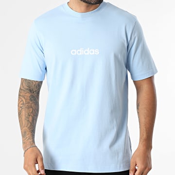 Adidas Sportswear - Tee Shirt M Lin KT0554 Bleu Clair