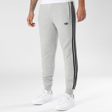 Adidas Originals - Pantalón chándal con bandas 3 Stripes KE2428 Gris Jaspeado Negro