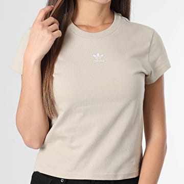 Adidas Originals - Tee Shirt Essential Slim Femme KD1352 Beige