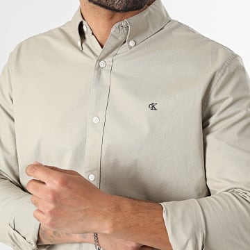 Calvin Klein - Chemise Manches Longues M125 Beige