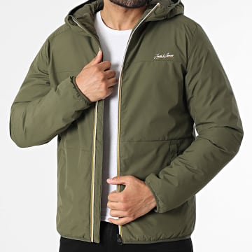 Jack And Jones - Chaqueta con capucha y cremallera Blake Light Verde Kaki