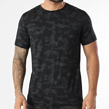 Zayne Paris  - Tee Shirt 258 Noir Gris Anthracite