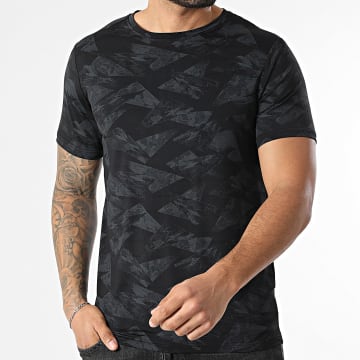 Zayne Paris  - Tee Shirt 253 Noir Gris Anthracite
