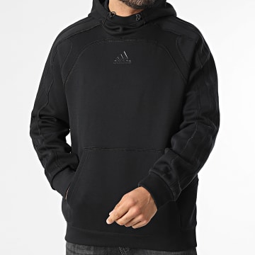 Adidas Sportswear - Sweat Capuche Spacer Cutline KE0710 Noir