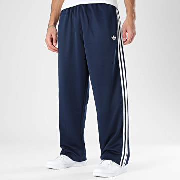 Adidas Originals - Pantalon Jogging A Bandes Loose TP KE0825 Bleu Marine Blanc