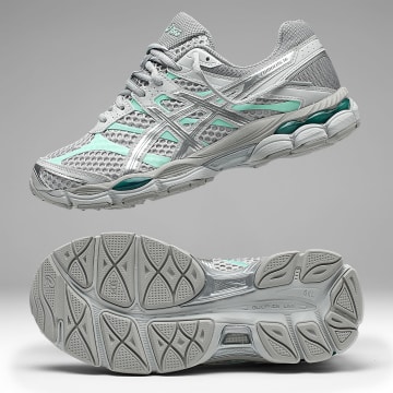 Asics - Sneakers Gel Cumulus 16 1203A733 Cemento Grigio Argento Puro