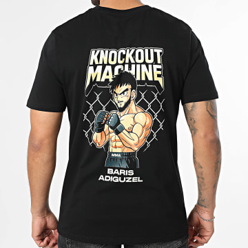 Baris Adiguzel - T-Shirt Oversize Grande Knockout Machine Nero