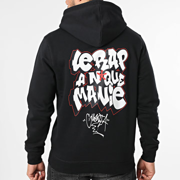 Guerta - Sweat Capuche Le Rap A N*qué Ma Vie Noir