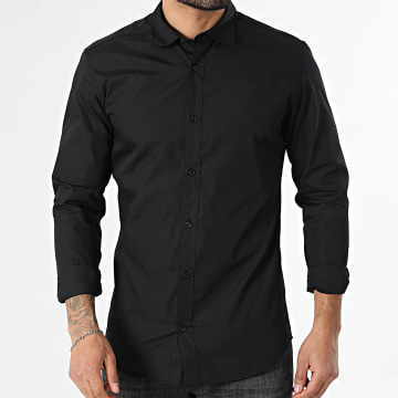 Jack And Jones - Overhemd Lange Mouwen Joe Zwart