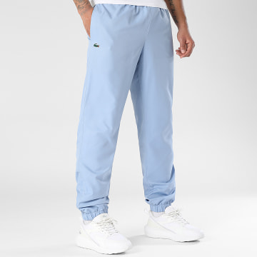 Lacoste - Pantalon Jogging Logo Crocodile Bleu Clair