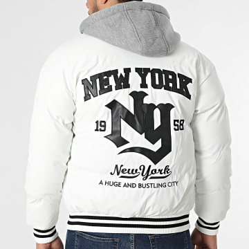 MTX - Bomber Jacke Mit Kapuze 075 Weiß