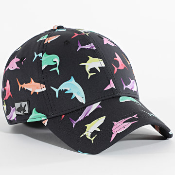Shark Life - Cap Logo Full Black Multi