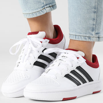 Adidas Sportswear - Sneakers Woman Hoops Classic J KI1044 Footwear White Core Black Team Victory Red