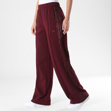 Adidas Originals - Pantalon Jogging A Bandes Femme Firebird Lace KC6445 Bordeaux