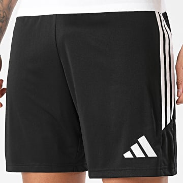 Adidas Sportswear - Short Jogging A Bandes Tiro 26 KA8773 Noir Blanc