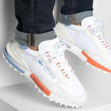 Lacoste - Baskets Elite Active 1263 White Light Blue