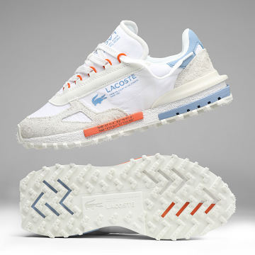 Lacoste - Zapatillas Elite Active 1263 Blanco Azul Claro