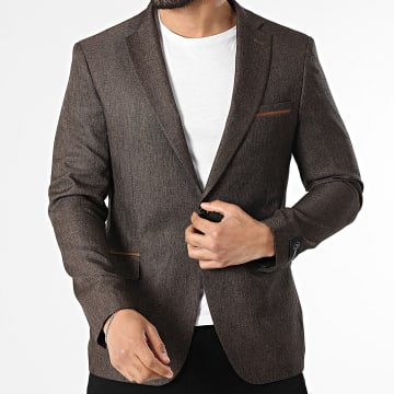 Mackten - Blazer Jass 242 Bruin Gemêleerd