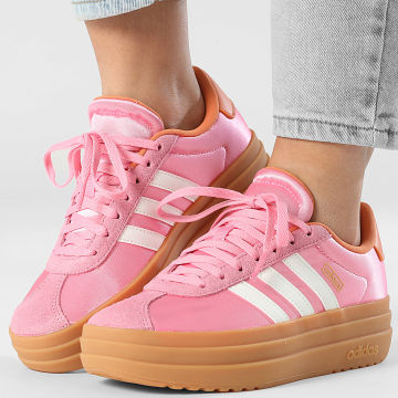 Adidas Sportswear - Baskets Femme VL Court Bold J JQ1875 Bliss Pink Off White Dusky Orange