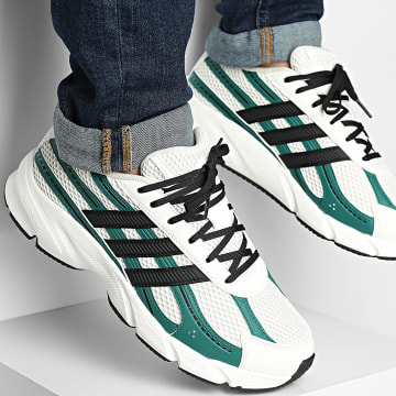 Adidas Sportswear - Baskets Technochaos 2000 HQ7288 Off White Core Black Collegiate Green