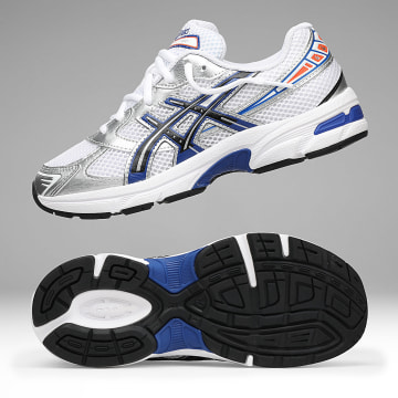 Asics - Zapatillas Mujer Gel 1130 GS 1204A163 Blanco Azul Prusia
