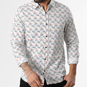 Classic Series - Camisa Manga Larga 034 Blanco Multi