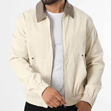 Frilivin - Chaqueta con cremallera 578 Beige claro