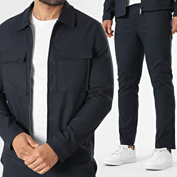 Frilivin - Ensemble Veste Zippée Et Pantalon 500 Bleu Marine