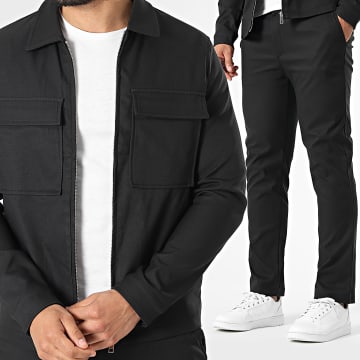Frilivin - Ensemble Veste Zippée Et Pantalon 500 Noir