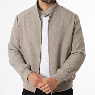 Frilivin - Chaqueta con cremallera 801 Topo Jaspeado