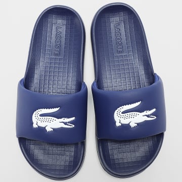 Lacoste - Chanclas Serve Slide 1.0 126 Navy White
