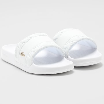 Lacoste - Claquettes Serve Slide HYB 126 White