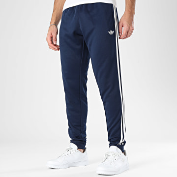 Adidas Originals - Pantalon Jogging A Bandes SST TP KE3516 Bleu Marine Blanc