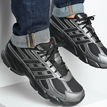 Adidas Sportswear - Baskets Technochaos 2000 JR7229 Core Black Iron Metallic