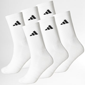 Adidas Sportkleding - Pack van 6 paar sokken Essential Crew KE5498 Wit Zwart