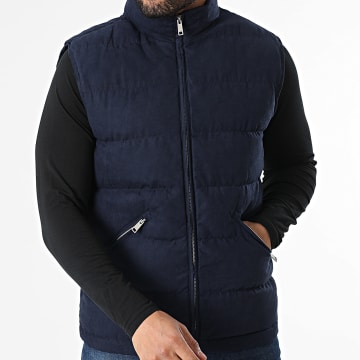 Frilivin - Plumífero sin mangas U77 Azul Marino