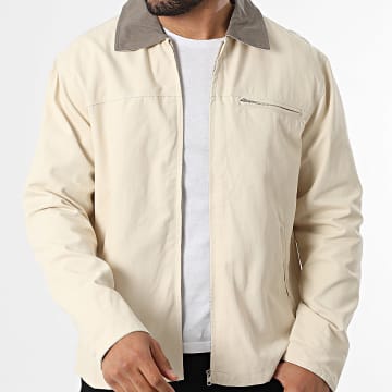 Frilivin - Chaqueta con cremallera 579 Beige