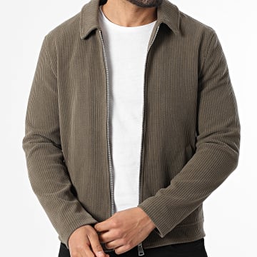 Frilivin - Jacke Reißverschluss Strukturiert 162 Khaki Grün