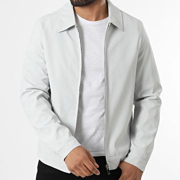 Frilivin - Chaqueta con cremallera 513 Gris Claro