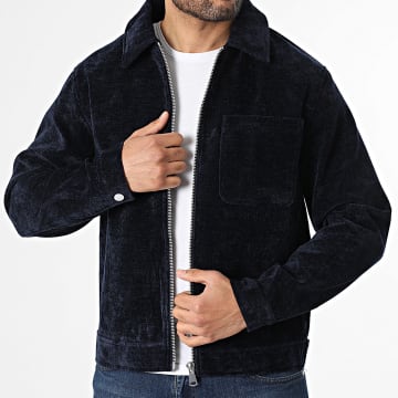 Frilivin - Chaqueta con cremallera texturizada 518 Azul Marino