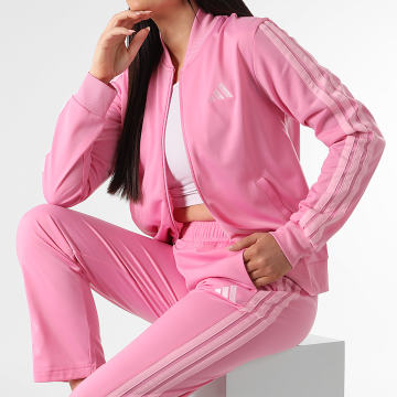 Adidas Sportswear - Ensemble De Survêtement A Bandes Femme Essential 3 Stripes KB8160 Rose