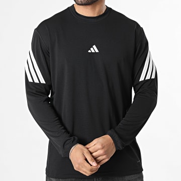 Adidas Sportswear - Tee Shirt Manches Longues Crazy Lite JZ9647 Noir