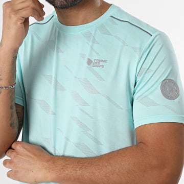 Comme Des Loups - T-Shirt Delta Azul Turquesa