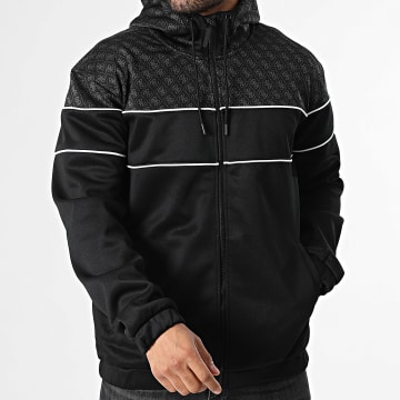 Guess - Veste Zippée Capuche Z6RQ13-KD472 Noir