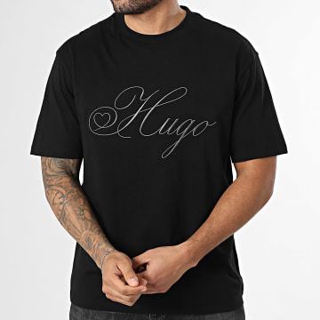 HUGO - Tee Shirt Dalent 50557058 Noir