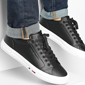 Tommy Hilfiger - Zapatillas Harlem Street Leather 5708 Negro