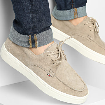 Tommy Hilfiger - Chaussures Casual Suede Stitch Toe Hybrid 5707 Limestone Shade