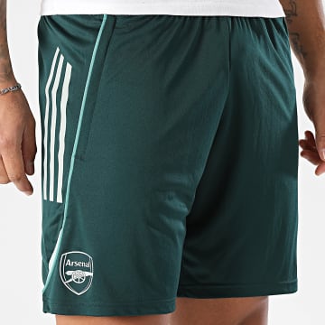 Adidas Sportswear - Short Jogging A Bandes Arsenal FC KB1838 Vert Foncé